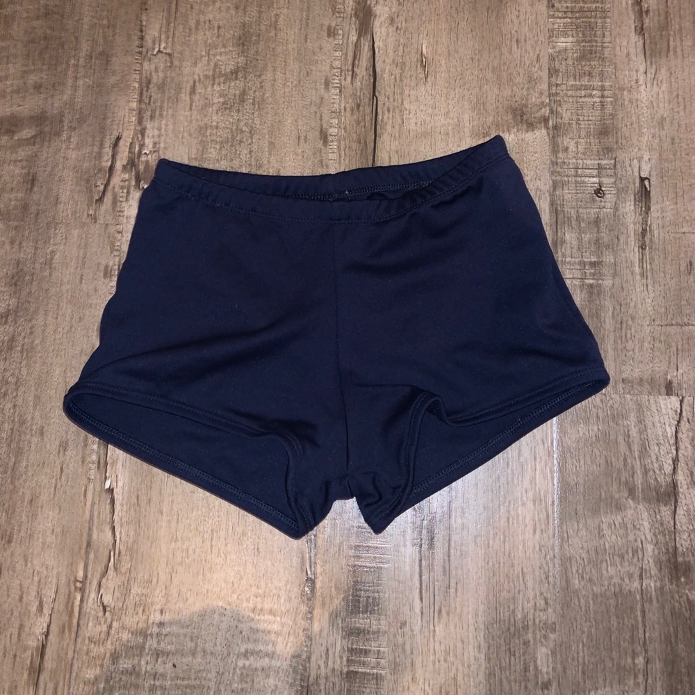 Soffe Navy Blue Spandex Shorts